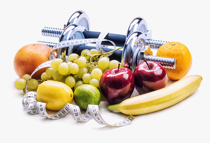 Eat Fruits And Vegetables - Dumbells And Fruit, HD Png Download