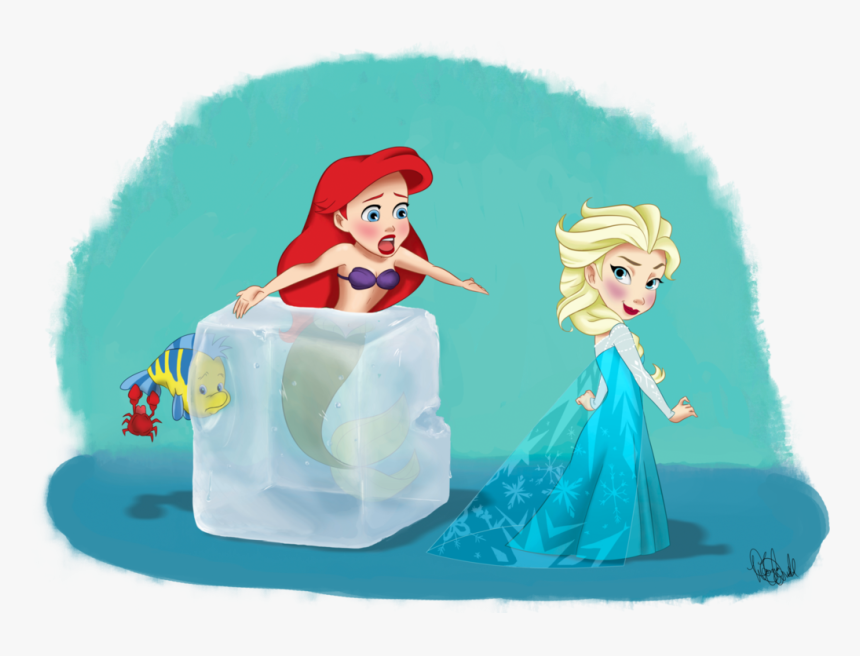 Ariel And Elsa - Fairly Odd Parents Pokemon, HD Png Download