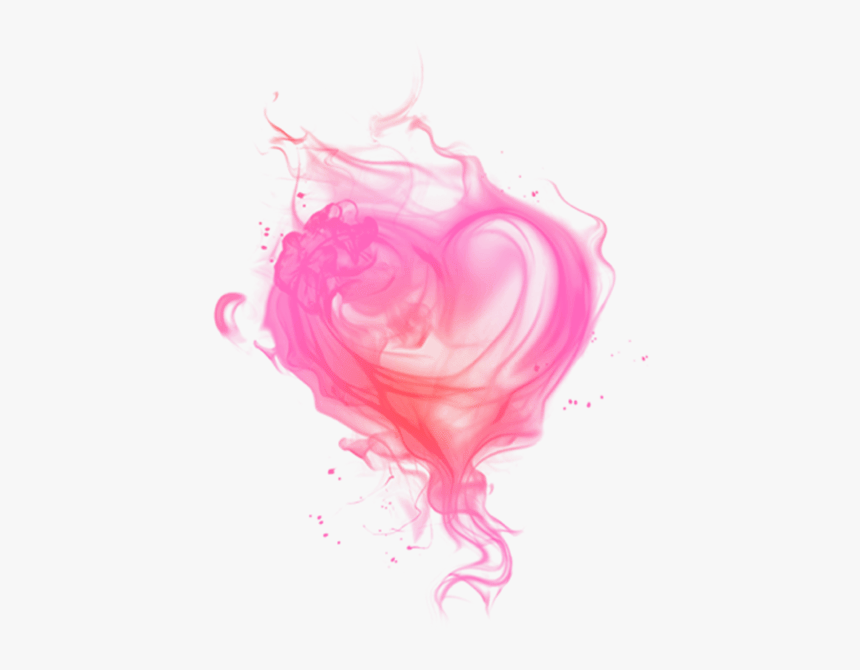 Smoke Pink Heart Hearts Love Illustration Hd Png Download Transparent Png Image Pngitem