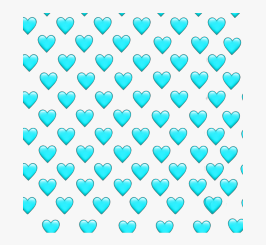 #blue #hearts #blueheart #emoji #emojis #blueemoji - Purple Hearts Emoji Background, HD Png Download
