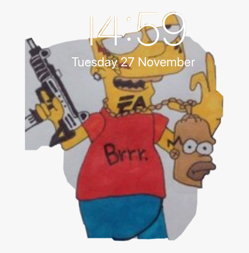 #bartsimpson #freetoedit - Cartoon, HD Png Download