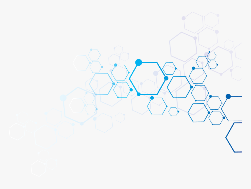 Blue Particles Png - Dna Molecule Structure Transparent Background, Png Download