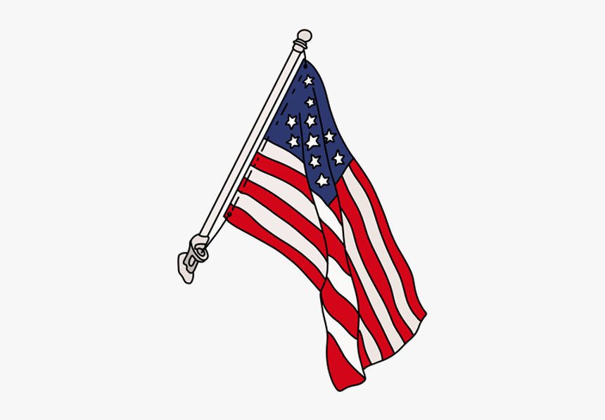 American Flag Gif Clipart Transparent, HD Png Download