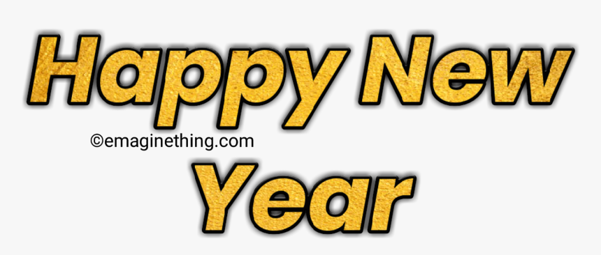 Happy New Year Text Png 2019-whatsapp Sticker,download - Parallel, Transparent Png