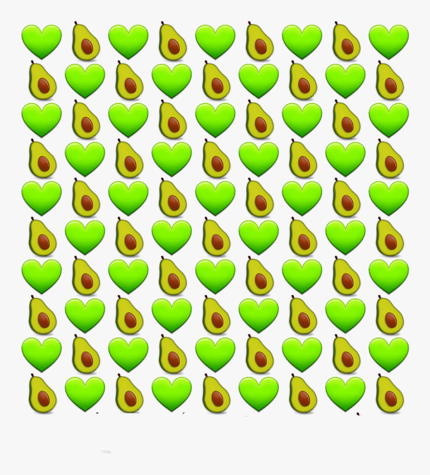 #green #heart #background #avocado #avocadobackground - Circle, HD Png Download