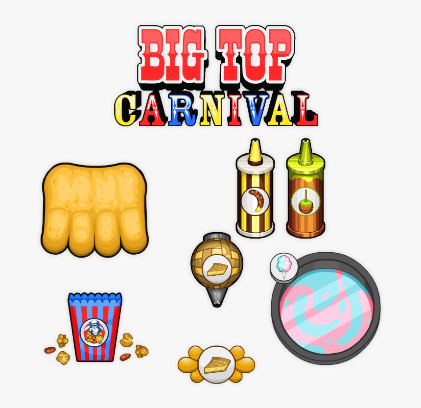 Big Top Carnival By Mokamizore97 - Papa Louie Big Top Carnival, HD Png Download
