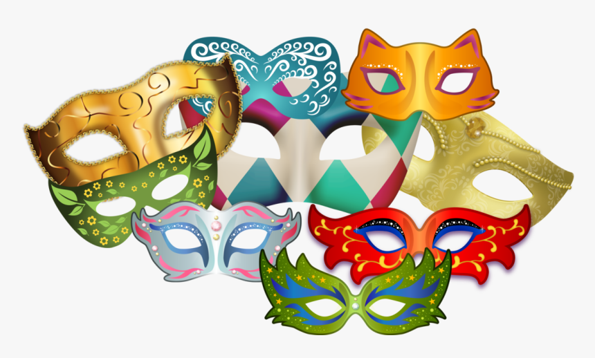 Mardi Carnival Poster Masque Gras Mask Clipart - Mask, HD Png Download