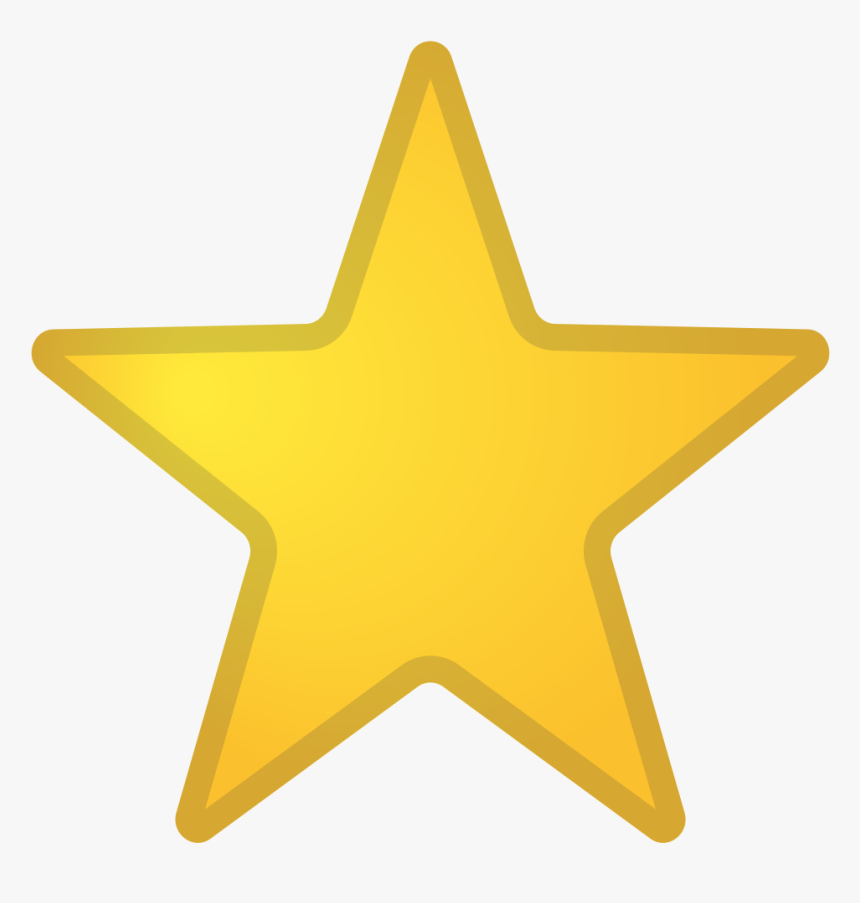 42655 Star Icon - Gold Foil Star, HD Png Download