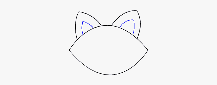 How To Draw Simple Cat - Line Art, HD Png Download