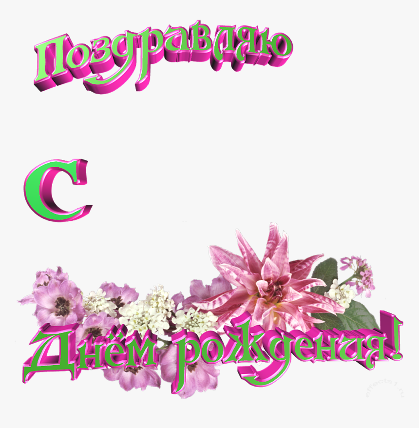 Рамка С Днем Рождения Без Фона, HD Png Download