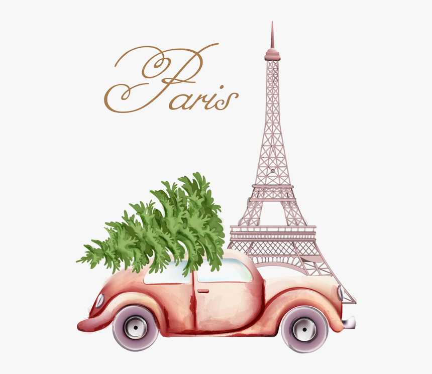 Tubes Paris,tour - Illustration, HD Png Download