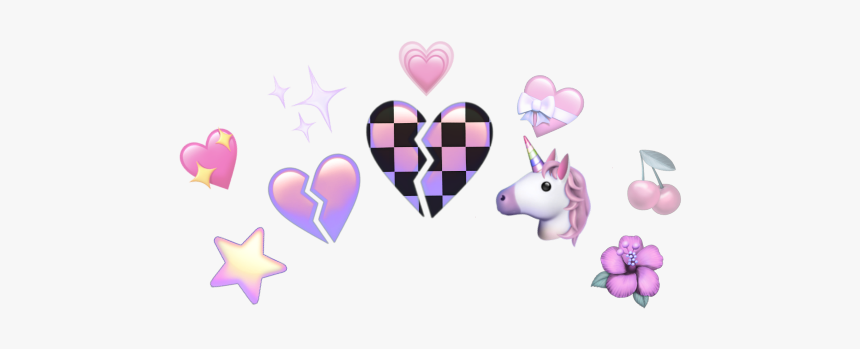 #pastel #pastelhalo #crown #pastelcrown #emoji #pastelemojihalo - Heart, HD Png Download