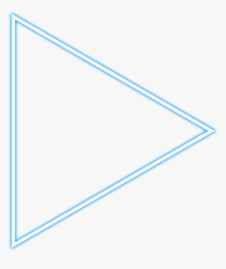🔽🔻🔽
#ftestickers #triangle #blue #transparent #glow - Parallel, HD Png Download