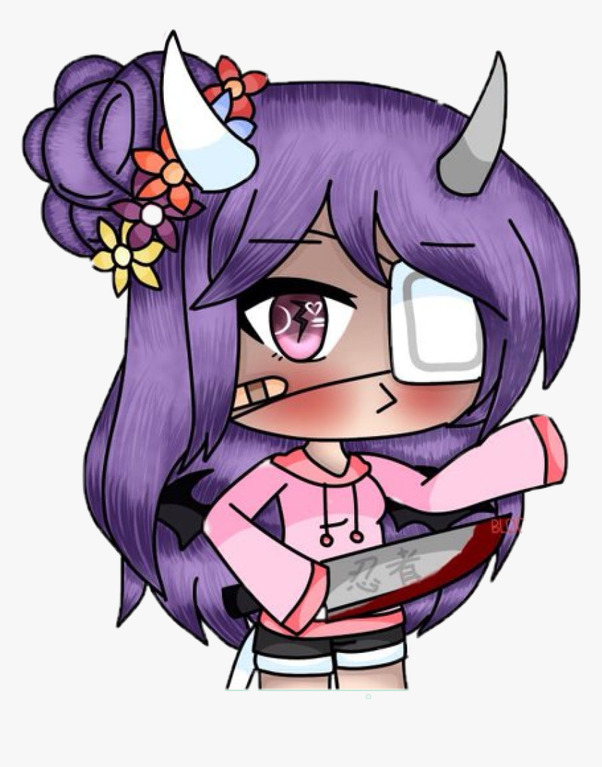 #ally #gachalifeedit #gachalife #gachagirl - Cartoon, HD Png Download