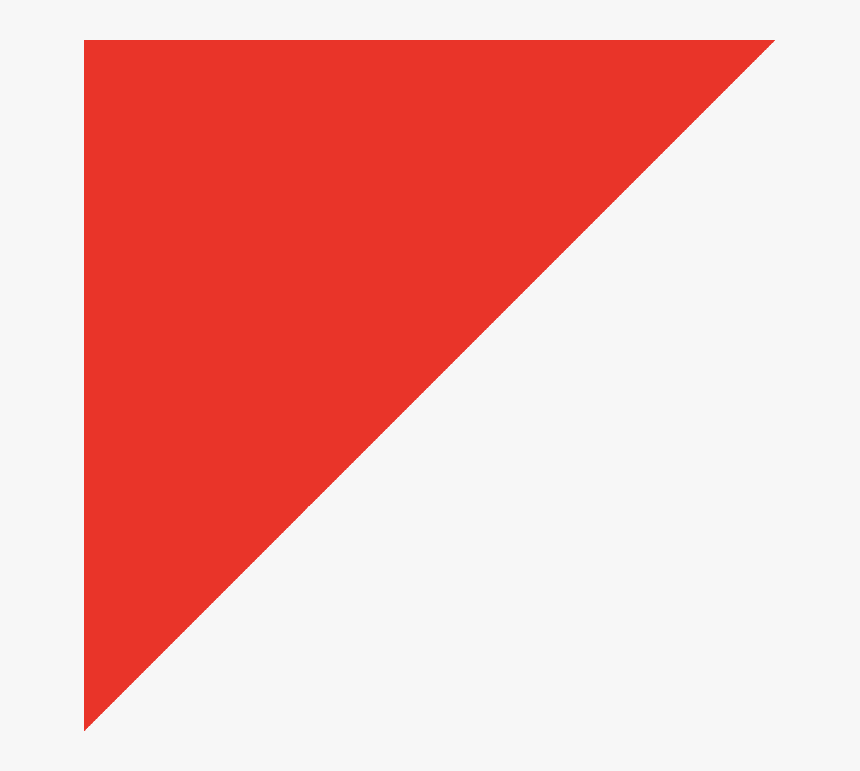 Red Triangle - Faixas Png, Transparent Png
