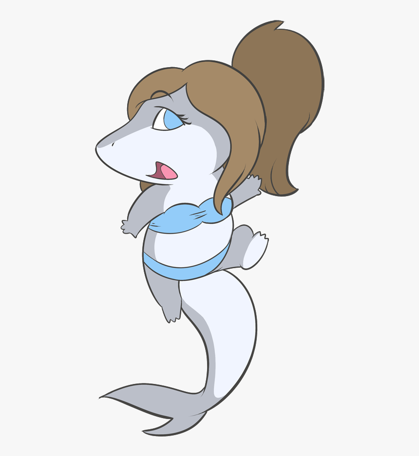 Sharks - 3d Female Shark Clipart, HD Png Download