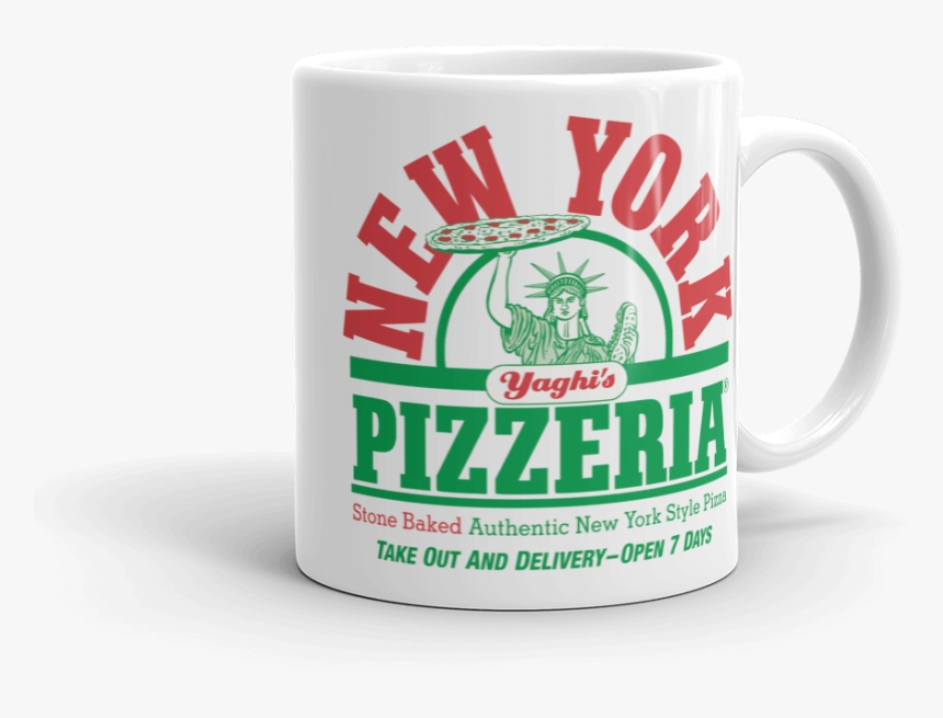 Image Of Yaghi S 11 Oz Coffee Mug - New York Pizza T Shirt, HD Png Download