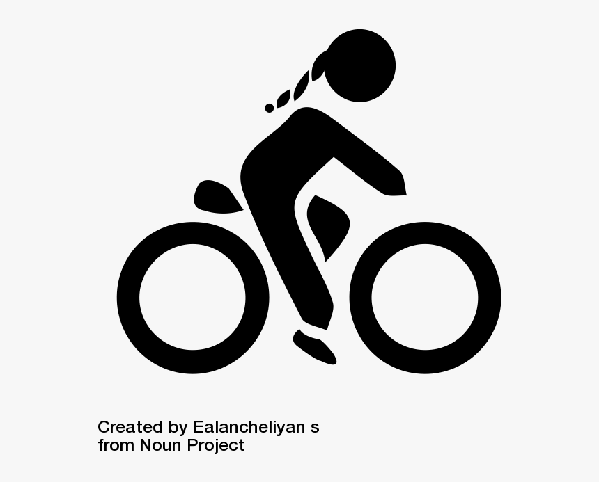 Transparent Bike Icon Png - Hybrid Bicycle, Png Download