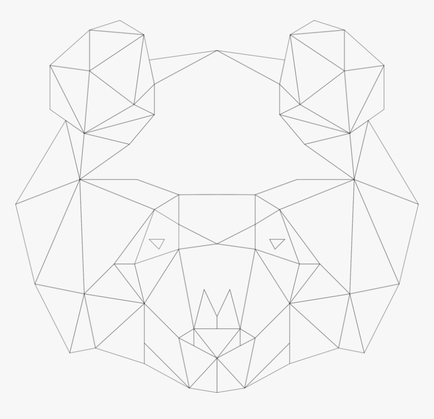Line Art,triangle,symmetry - Line Art, HD Png Download