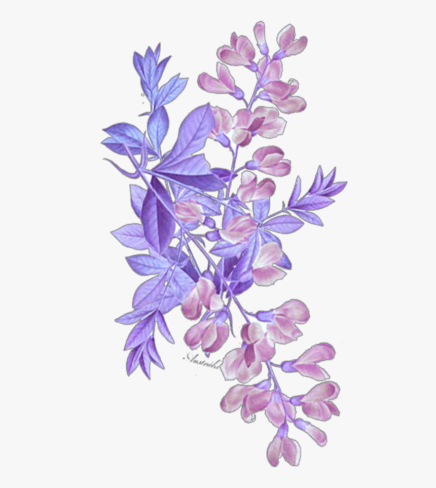 #ftestickers #background #corner #floral #flowers #art - Watercolor Green Leaves Clipart, HD Png Download