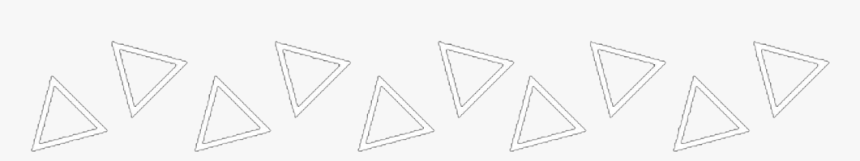 #white #triangle #triangles #whitetriangle #underline - Triangle, HD Png Download