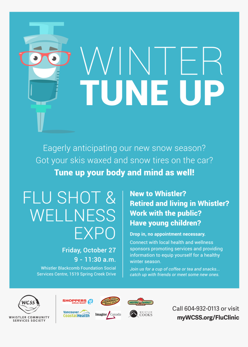 Flu Vaccine Poster Retirement Home, HD Png Download