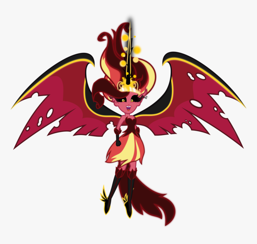 Satan Eyes Png - Sunset Shimmer Midnight Sparkle, Transparent Png