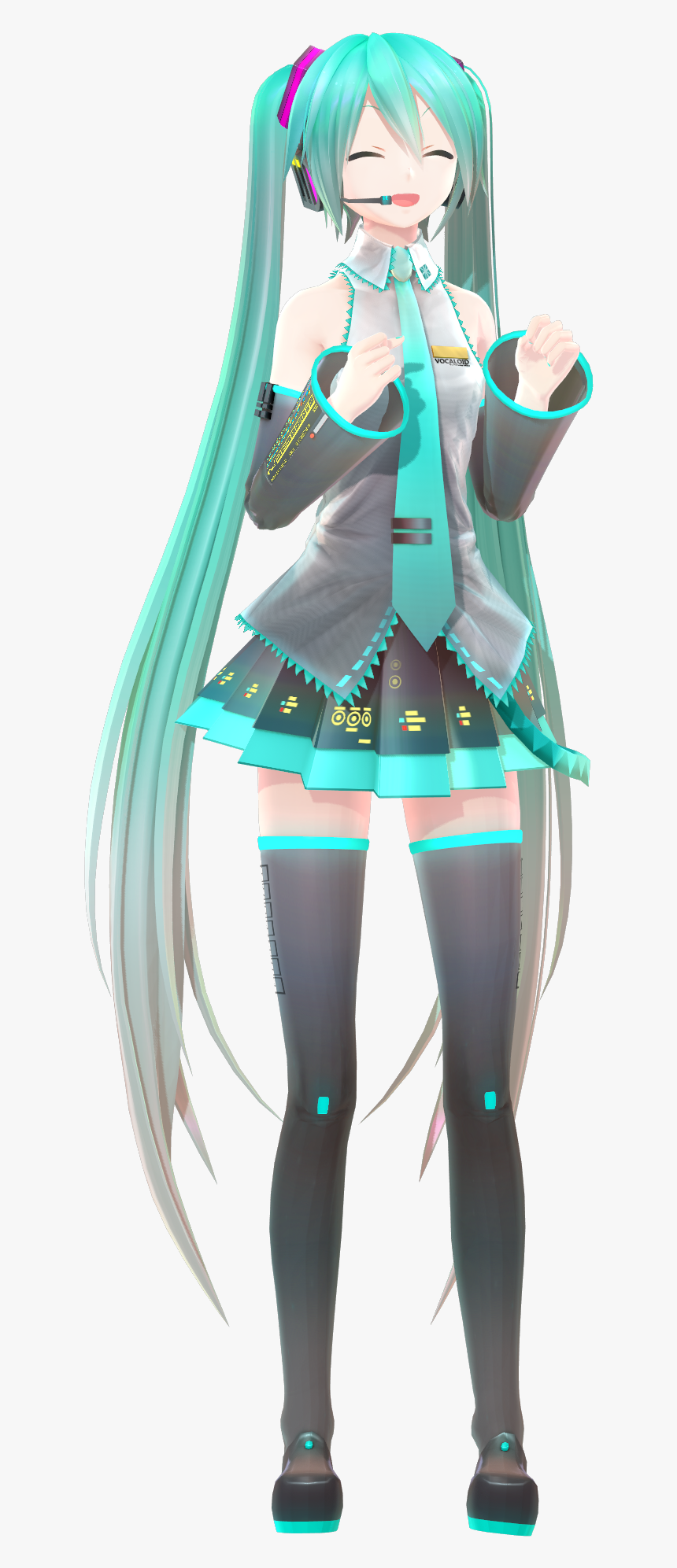 Yyb Miku By Enzosama8a - Personajes De Anime Hatsune Miku, HD Png Download