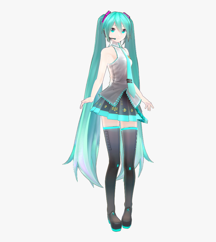 Hatsune Miku Model Download - Cosplay, HD Png Download