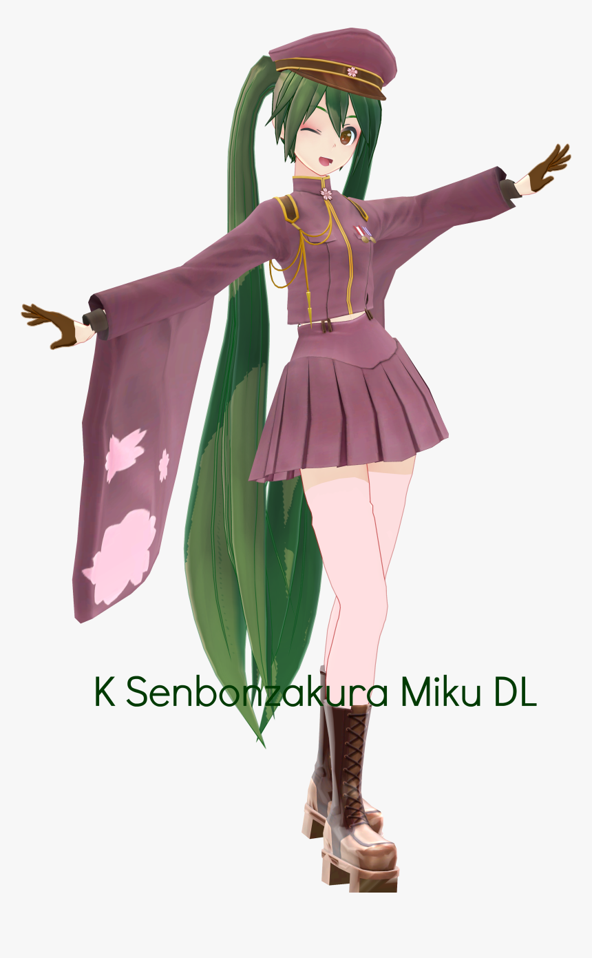 Group Of Mmd Summer Senbonzakura Miku - Hatsune Miku Senbonzakura Mmd, HD Png Download