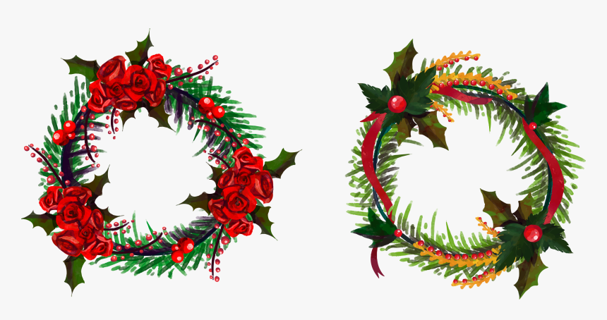 Wreath Garland Euclidean Vector - Floribunda, HD Png Download