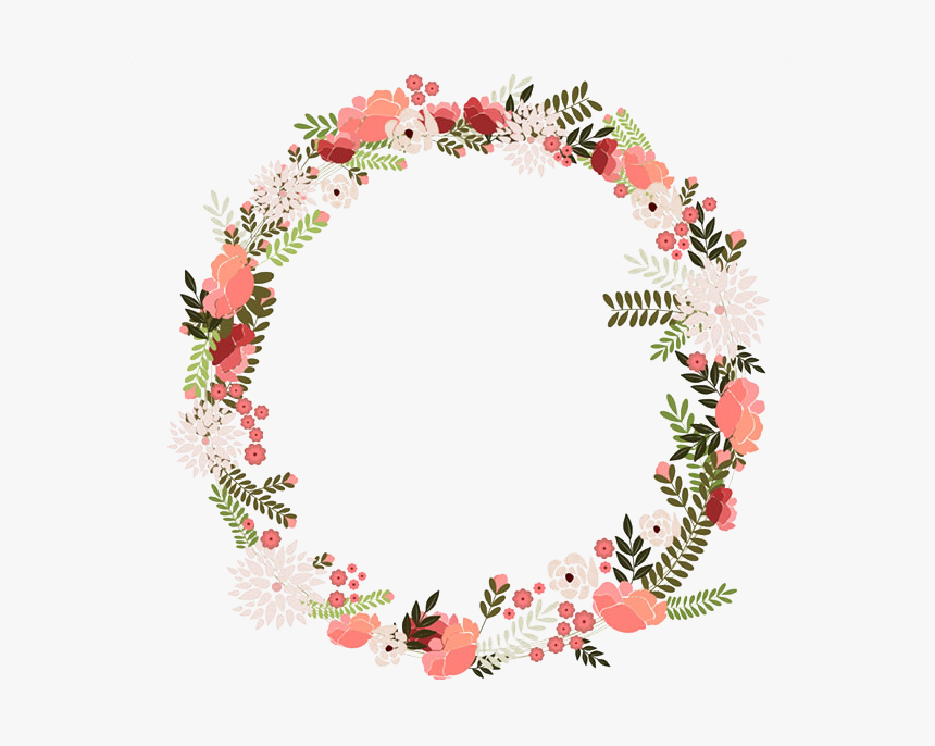 Napkin Clipart Paper Napkin - Free Floral Wreath Clip Art, HD Png Download