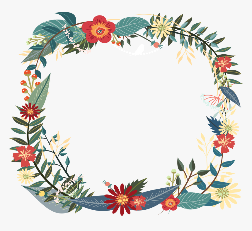 Garland Wreath Flower - Garland, HD Png Download