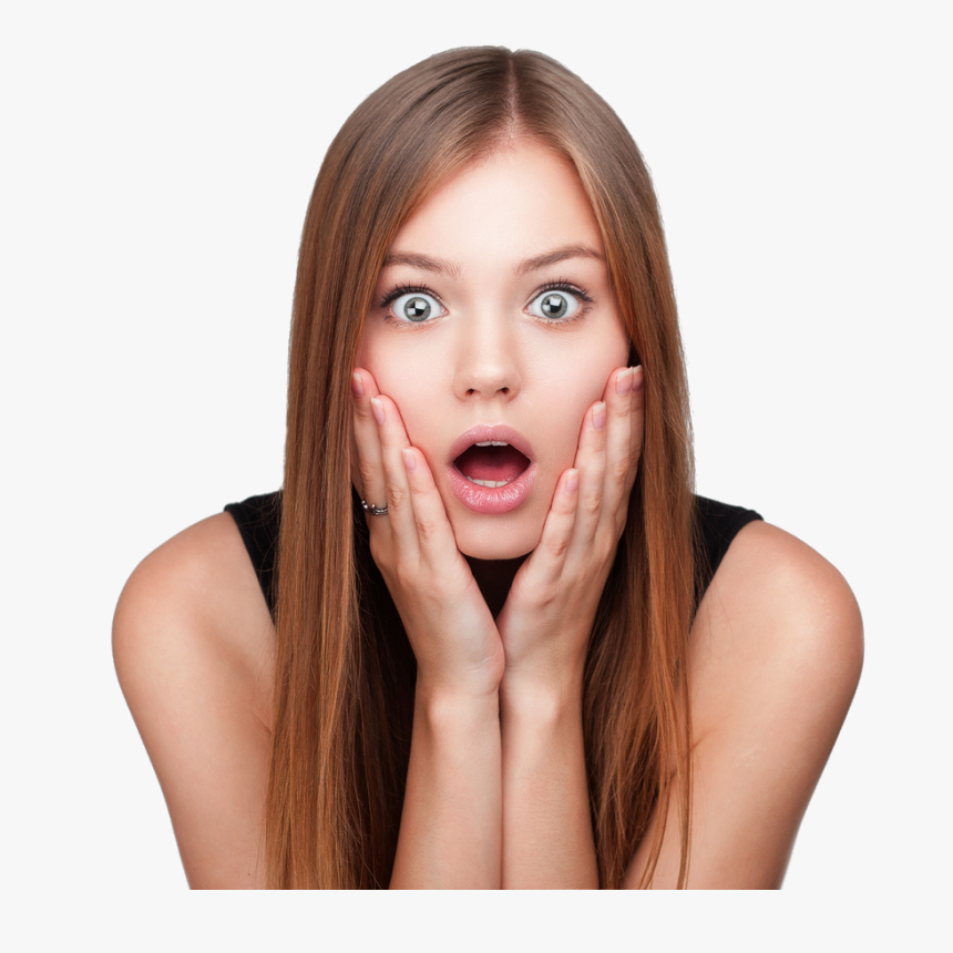 Chica Con Cara De Sorpresa, HD Png Download