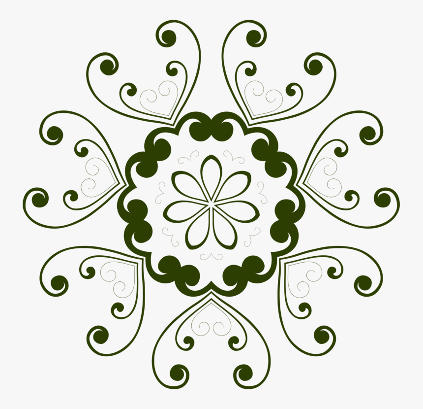Symmetry,petal,artwork - Flowers Designs Images Hd, HD Png Download