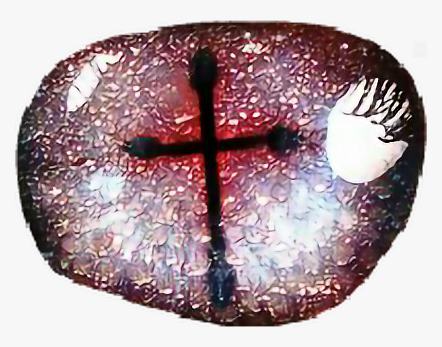 Eye Iris Pupil Cross Creepy Scary Horror Pink Circle Hd Png Download Transparent Png Image Pngitem