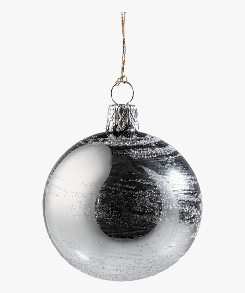 Ornament Transparent Silver - Earrings, HD Png Download