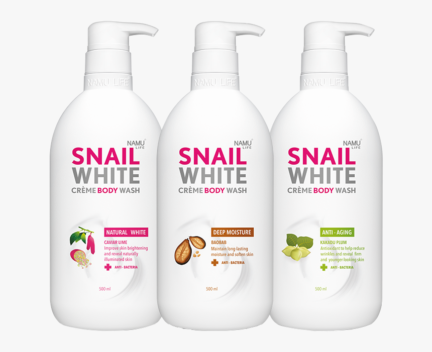 Namu Life Snailwhite Creme Body Wash - Liquid Hand Soap, HD Png Download