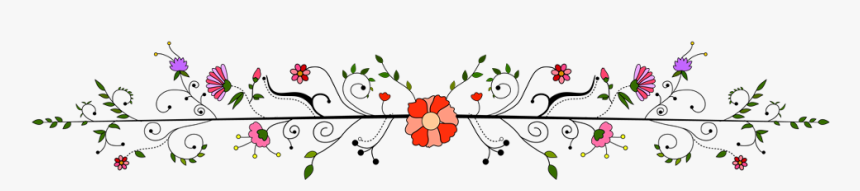 #florals #flowers #leaves #vines #vinesandleaves #swirls - New Border Design, HD Png Download