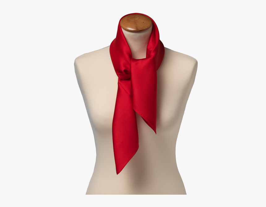Scarf Bright Red - Pañuelo De Seda Rojo, HD Png Download