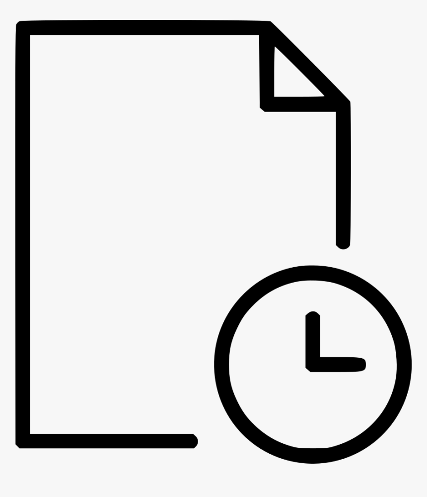Time Date History File Document Paper Page Sheet, HD Png Download ...