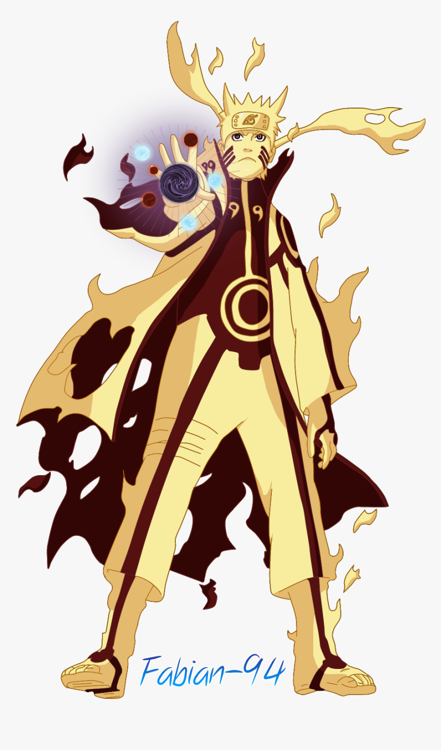 Yo Creo Que El Naruto Modo Bijuu Sera Asi - Naruto Bijuu Mode Png, Transparent Png