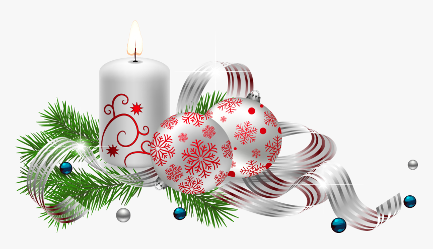 Christmas Candles Transparent Background, HD Png Download