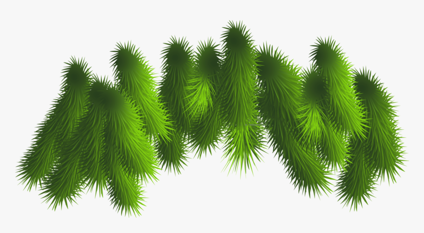 Pine Bough With Ornaments Png - Christmas Tree Branches Png, Transparent Png