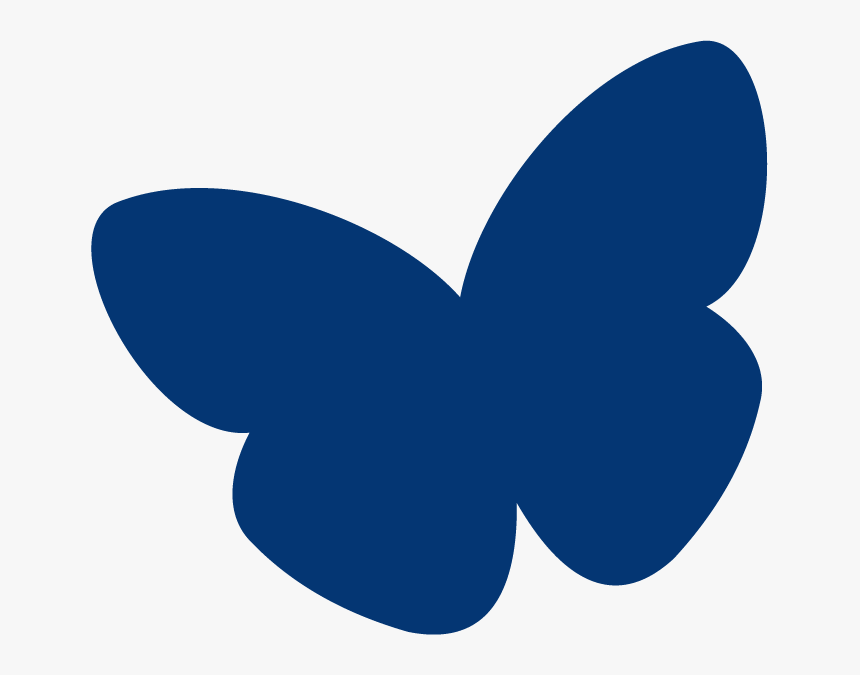 2020 Butterfly Dark Blue - Butterfly, HD Png Download
