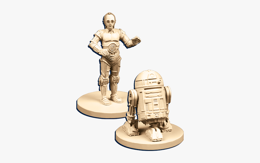 Imperial Assault - Imperial Assault C3po And R2d2, HD Png Download