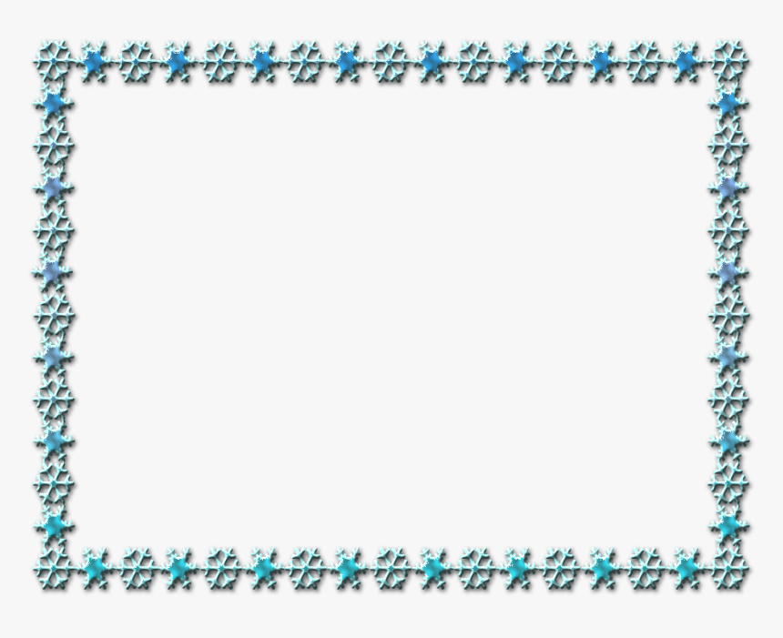 Snowflake Frame Png - Paper, Transparent Png