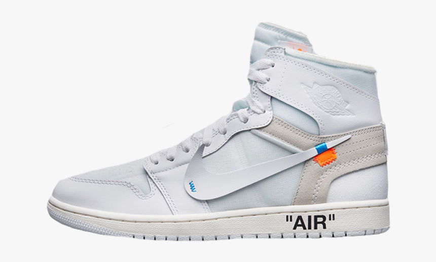 Nike X Off White Jordan 1 White, HD Png Download