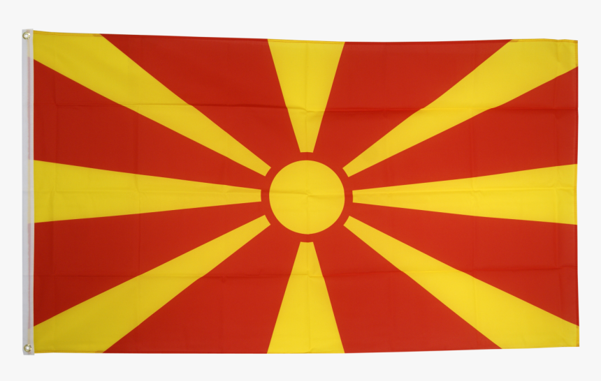 Bandiera Macedonia Del Nord - Macedonia Flag, HD Png Download