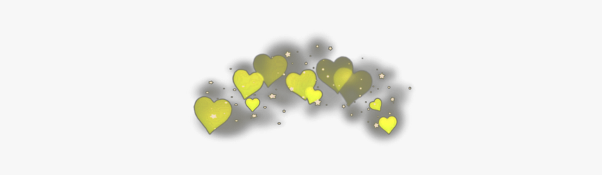 #yellow #hearts #heart #heartcrown #crown #asthetic - Grape, HD Png Download